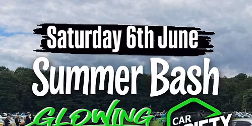 Car society summer bash glowing stance stand