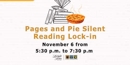 Pages and Pie Silent Reading Lock-in