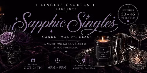 Sapphic Singles: Halloween Candle Making