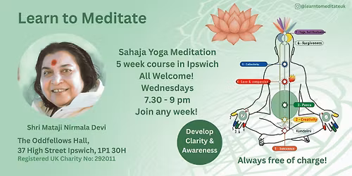 Learn to meditate Ipswich - Develop Clarity & Awareness - Free course