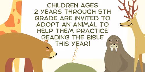 Children's Ministry Adopt A Bible Buddy