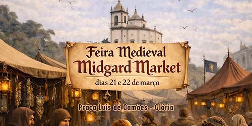 Feira Medieval Midgard Market na Glória