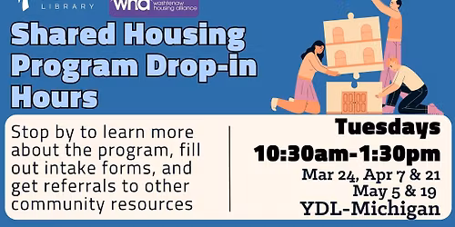 Shared Housing Program Drop-In Hours