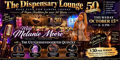 LIVEonSTAGE Miss Melanie Moore with the Uli Geissendoerfer Quartet