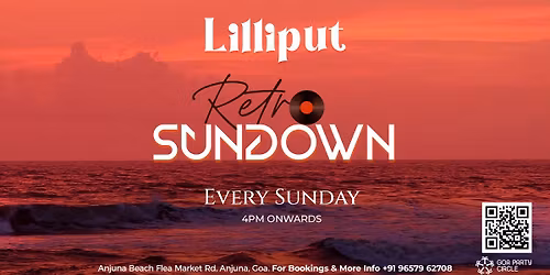 RETRO SUNDOWN | SUNDAY | CAFE LILLIPUT