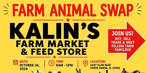 Farm Animal & Supplies Swap Meet