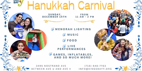 Annual Hanukkah Carnival at Kings Bay Y