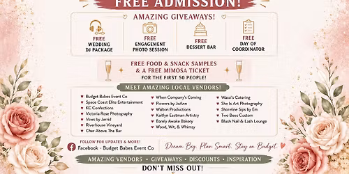 Budget Babes Wedding Expo | FREE Entry + Giveaways