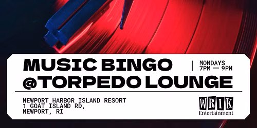 MUSIC BINGO MONDAY @ Torpedo's