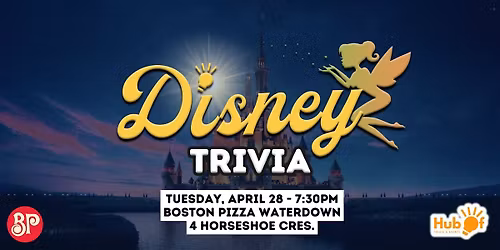 DISNEY Trivia Night - Boston Pizza Waterdown