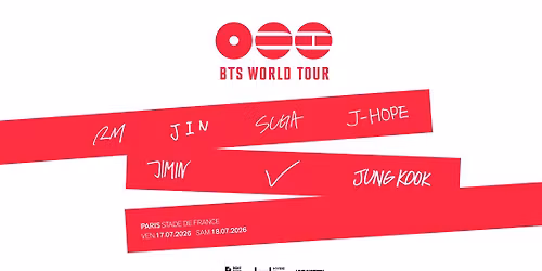 BTS \u2022 \u2018ARIRANG\u2019 World Tour | Stade de France, Paris