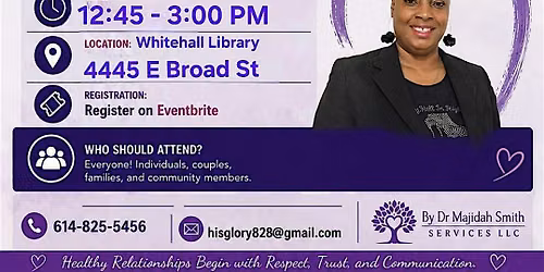 Healthy Relationships Empowerment Event