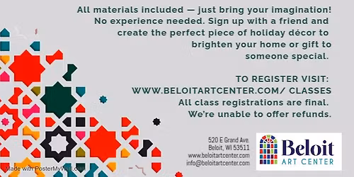 Mosaic Snowman Workshop