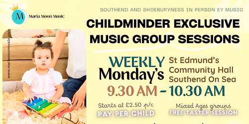Childminders Exclusive Music Sessions-Mixed Aged Groups