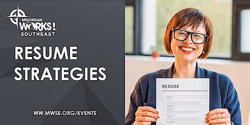 IN-PERSON Resume Assistance Strategies Workshop at Jackson Service Center