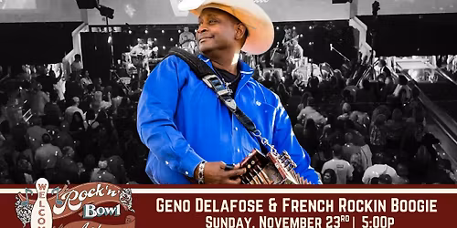 Geno Delafose & French Rockin' Boogie | Rock'n'Bowl\u00ae de Lafayette