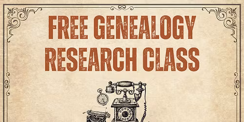 Free Genealogy Research Class