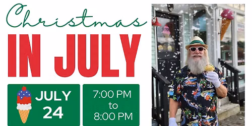 Christmas in July - Santa at Scoops!