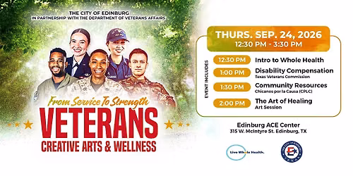 From Service to Strength: Creative Arts and Wellness Event | September
