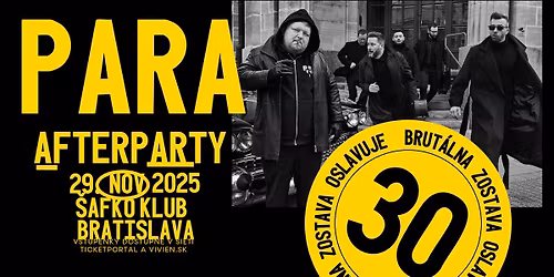PARA | AFTERPARTY --- VYPREDAN\u00c9 ---