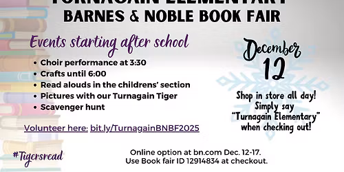 Turnagain Elementary Barnes & Noble Book Fair