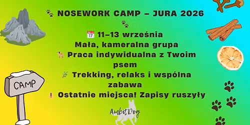 Nosework Camp - Jura z AmbitDog