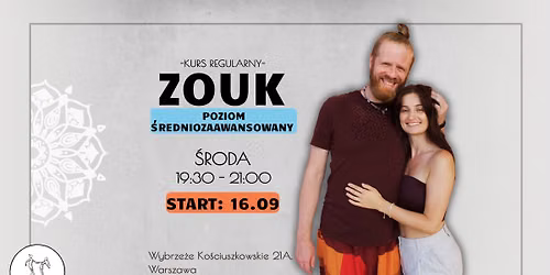 Zouk Dla \u015aredniozaawansowanych - nowy kurs regularny! (\u015broda)