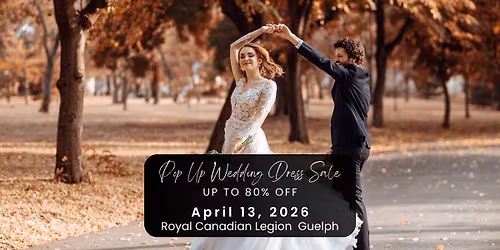 Guelph Pop Up Wedding Dress Sale