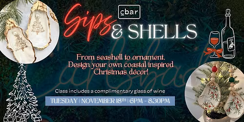 Holiday Sips & Shells: Craft and Wine Night at Chocolate Bar