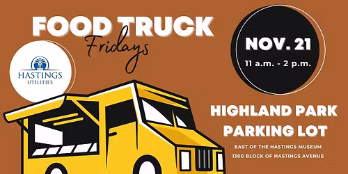 Food Truck Friday, Nov. 21, 2025