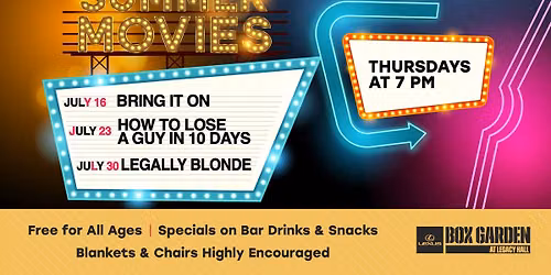 Summer Movie Series at Legacy Hall: Bring It On
