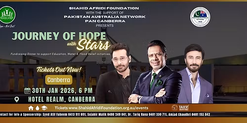 Journey of Hope with Stars - Canberra