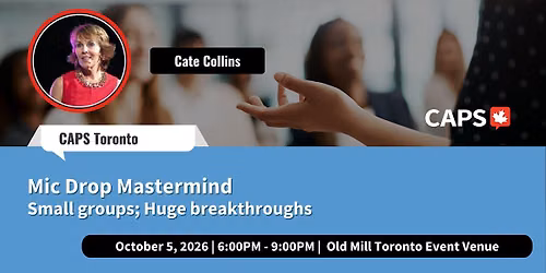 Mic Drop Mastermind: Small groups; Huge breakthroughs.
