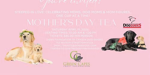 High Tea & Puppy Cuddles \u2013 Celebrate Moms Early