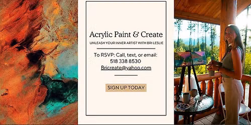 Acrylic Paint & Create with Bri Leslie @ Whitefish Community Center