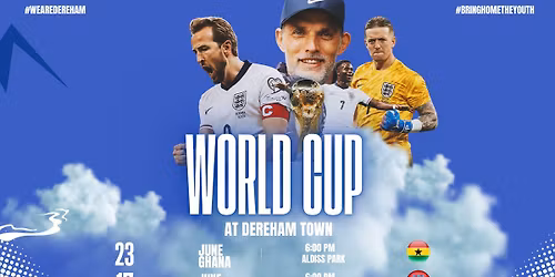 The World Cup at Dereham Town - England vs Croatia