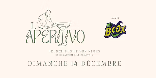 L'APERITIVO - BRUNCH FESTIF \/ 14.12.25