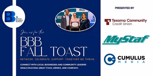 BBB Fall Toast in Wichita Falls