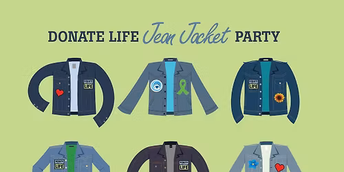 Donate Life Jean Jacket Party