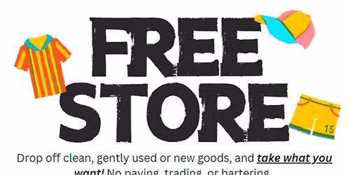 Free Store Benefiting Neighbours and Women in Need (WIN)