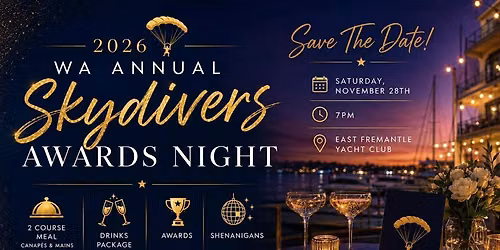 Skydivers Ball & WAPC Awards Night 2026