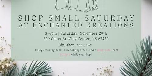 Shop Small Saturday!!🤩