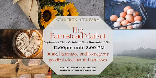 The Farmstead Market -NOVEMBER (12pm-3pm)