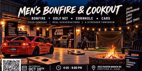 Men\u2019s Bonfire & Cookout