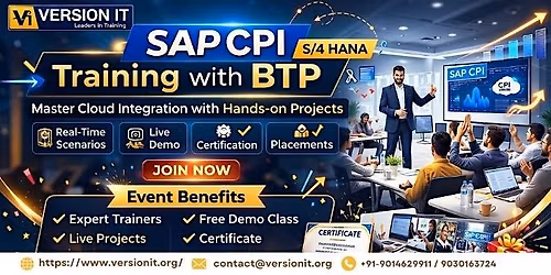 Best SAP CPI with BPT Industry Expert Training - Version IT