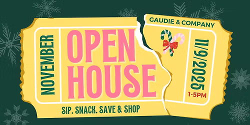 Gaudie & Co Holiday Open House 2025