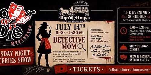 Comedy Murder Mystery Dinner
