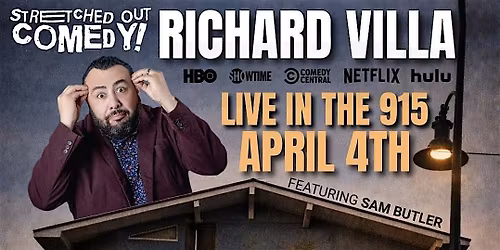 LIVE IN THE 915 Comedy Series with Richard Villa