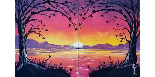 Pink Sunset - Paint and Sip in New Braunfels | Classpop!\u2122