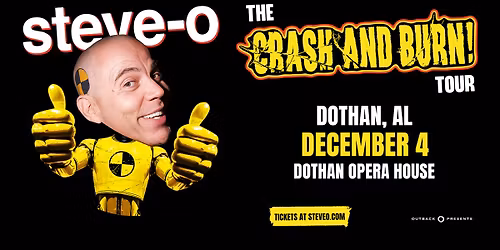 Steve-O - The Crash and Burn Tour (18+)